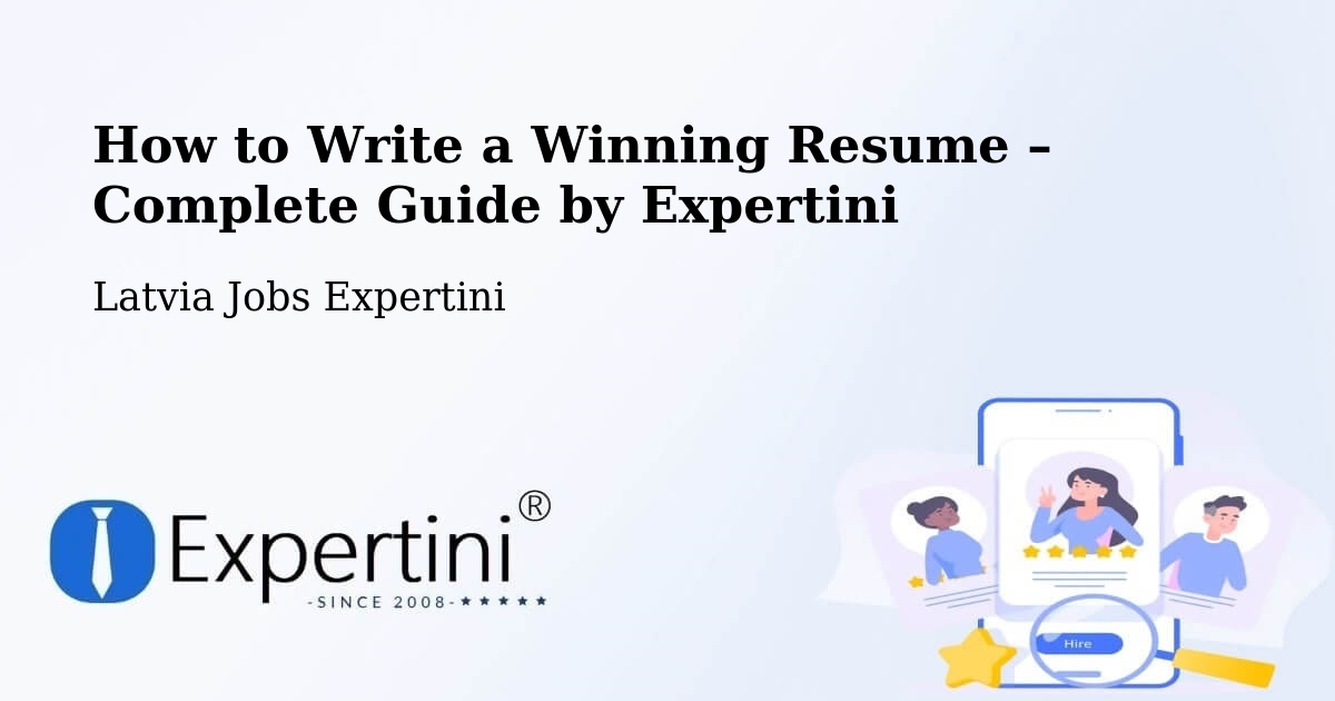 Resume Writing Guide for Job Seekers – Sigulda - Sigulda, Latvia Jobs Expertini